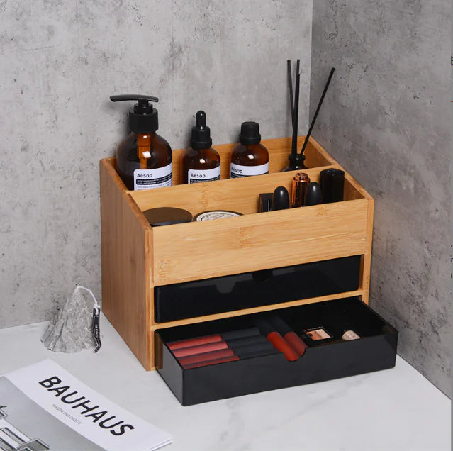 Woodhaus - Bamboo Cosmetic Drawer Storage