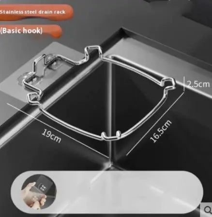 Stainless Steel Sink Garbage Drainer Rack