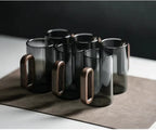Blackhaus - Smoky Grey Borosilicate Glass Cup Set