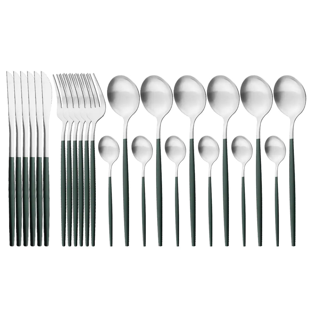 Roomsy Colorful - Matte Stainless Steel Cutlery Set