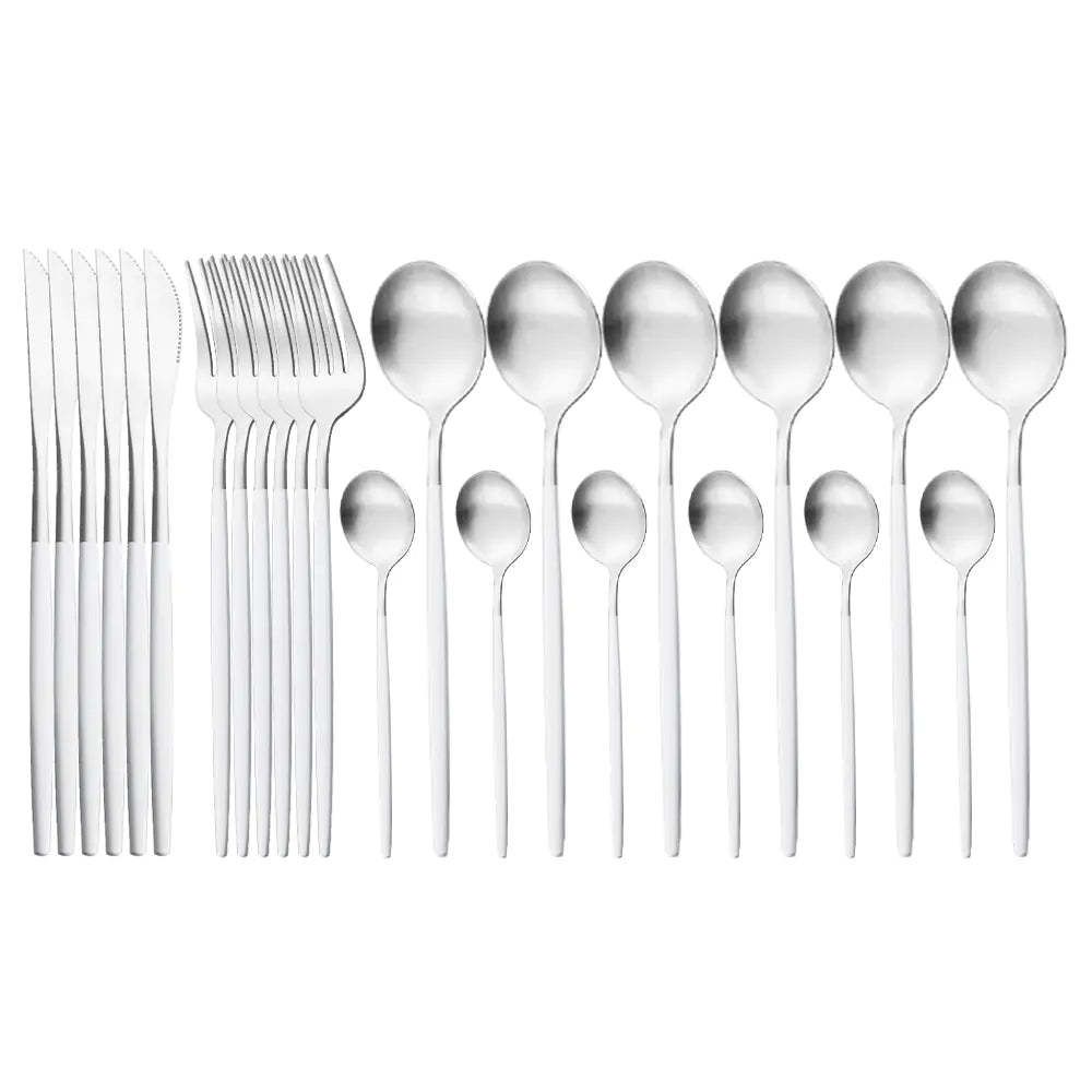 Roomsy Colorful - Matte Stainless Steel Cutlery Set