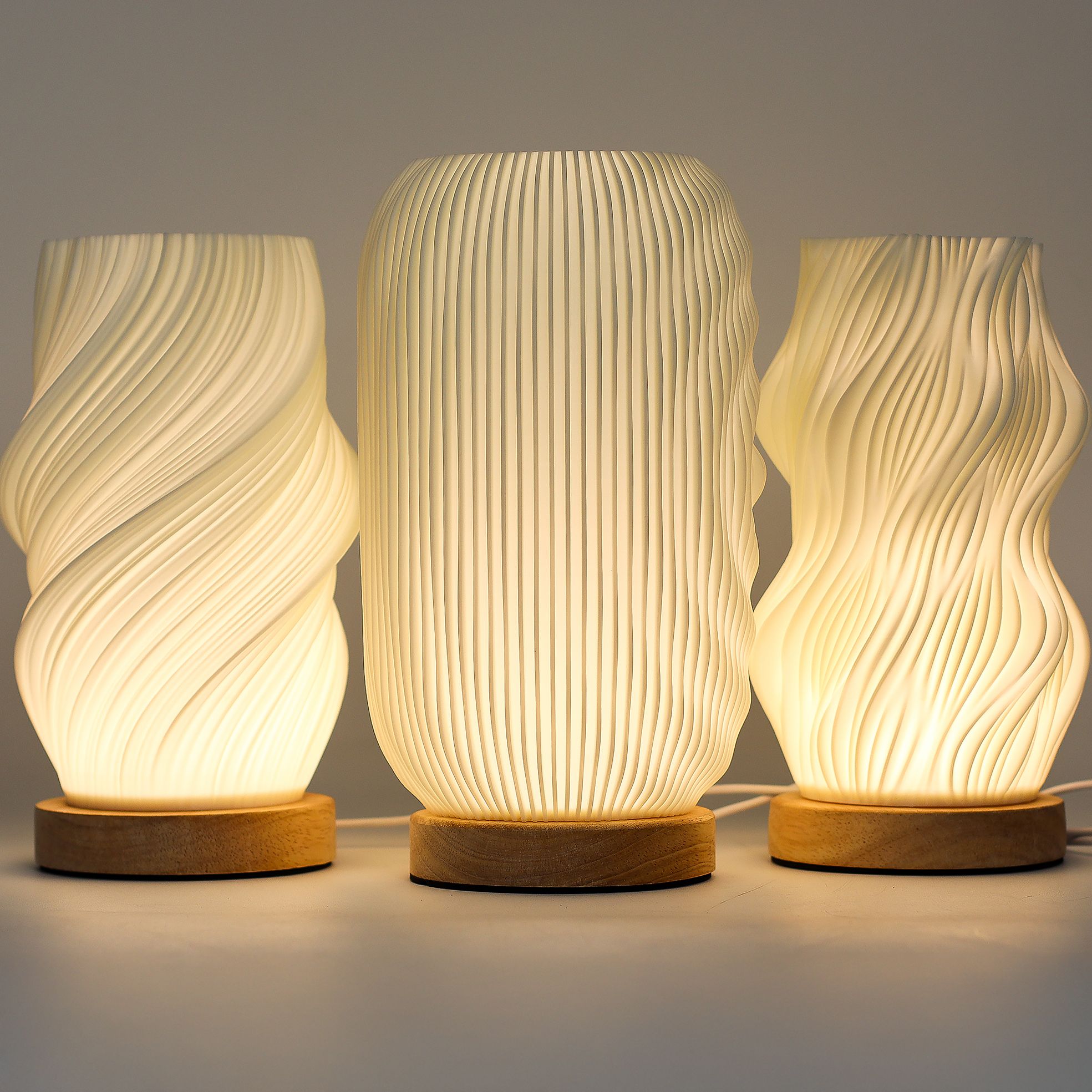 New Wave Lamp - USB (C) - 3 settings - Star Twisted