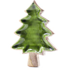 Lost in the Forrest -  Enamel Tree Wooden Bowl - 25x19cm