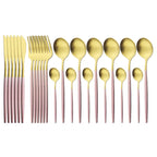 Roomsy Colorful - Matte Stainless Steel Cutlery Set