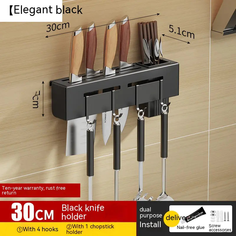 Blackhaus - Wall Mounted Utensil Storage Rack