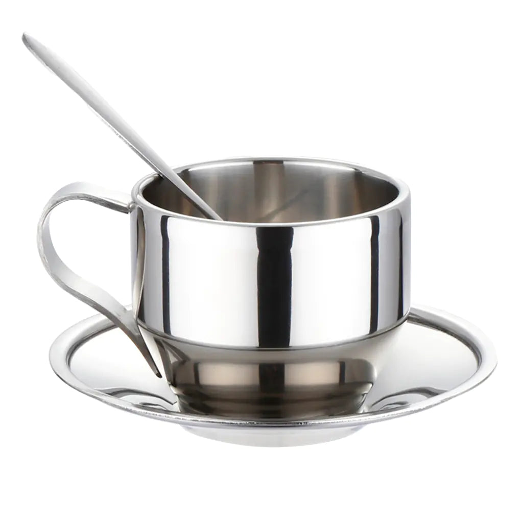 Miir - Double Wall Stainless Steel Cup and Saucer Set