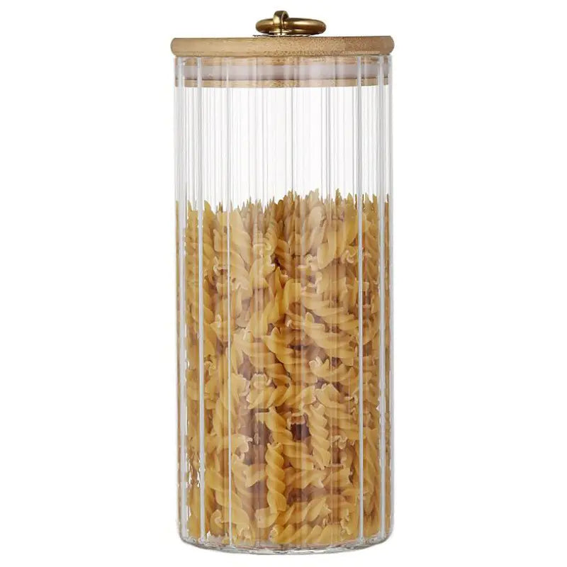 Roomsy Glass - Ribbed Borosilicate Glass Storage Containers