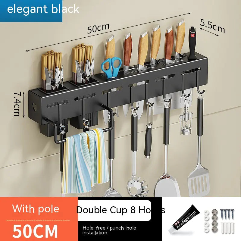 Blackhaus - Wall Mounted Utensil Storage Rack