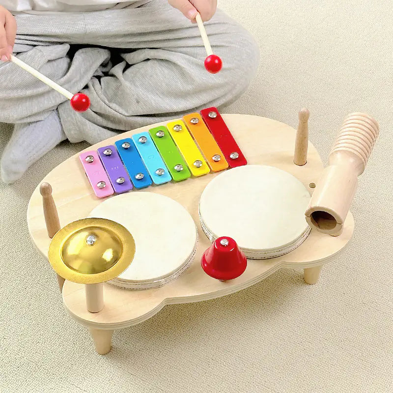 Woodhaus Tots - Wooden Mini Music Station