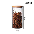 Roomsy Glass - Borosilicate Glass Storage Jar