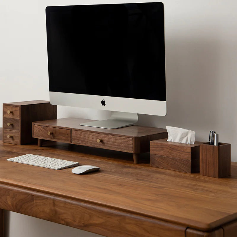 Woodhaus - Wooden Desk Organiser