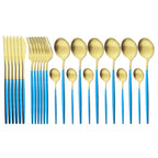 Roomsy Colorful - Matte Stainless Steel Cutlery Set