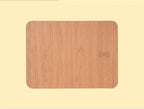 Elec - Wood Effect Wireless Charging Mouse Pad