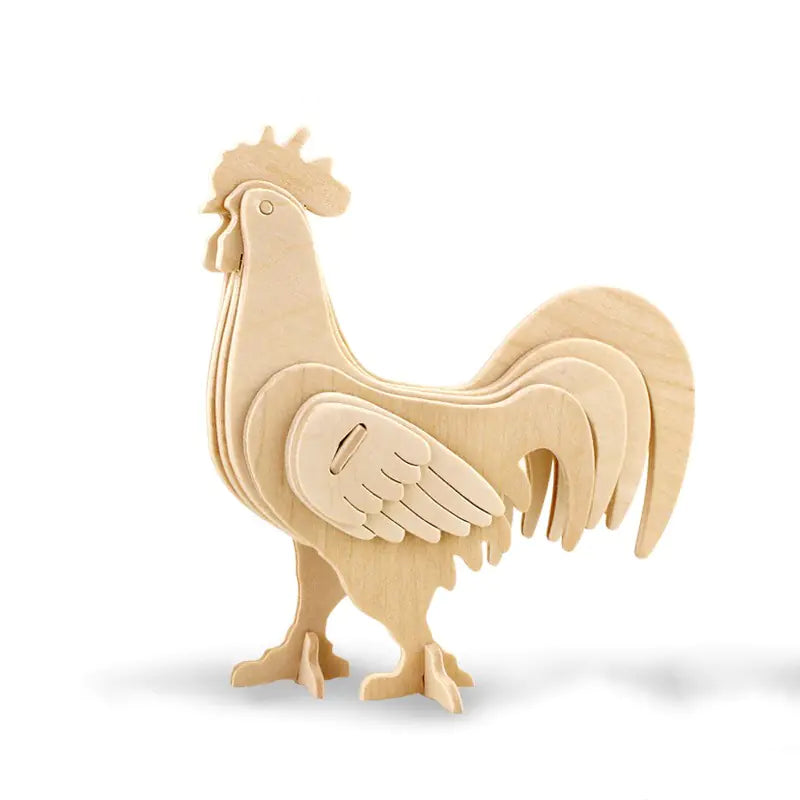 Wooden 3D Animal Puzzles