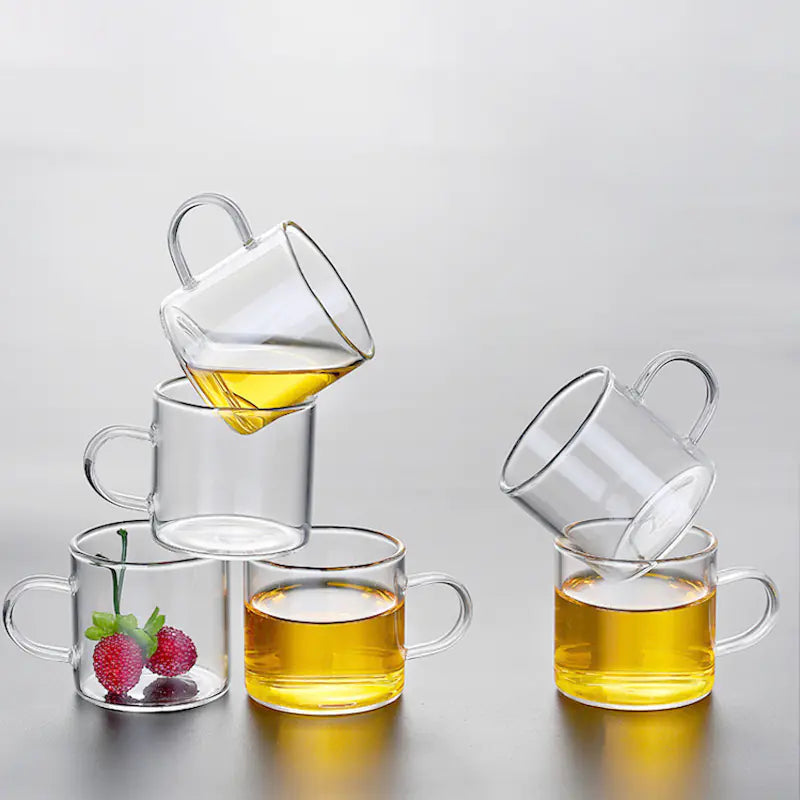 Roomsy Glass - Small Borosilicate Glass Cup Set