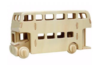 Wooden 3D Puzzle - Motor vehicles
