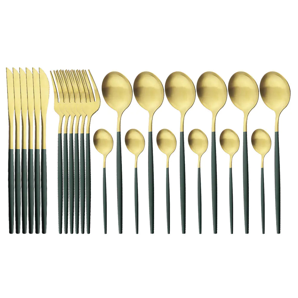 Roomsy Colorful - Matte Stainless Steel Cutlery Set