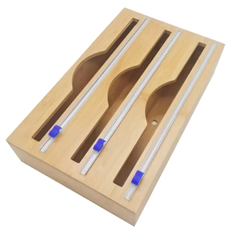 Woodhaus - Bamboo Cling Film Cutter Box