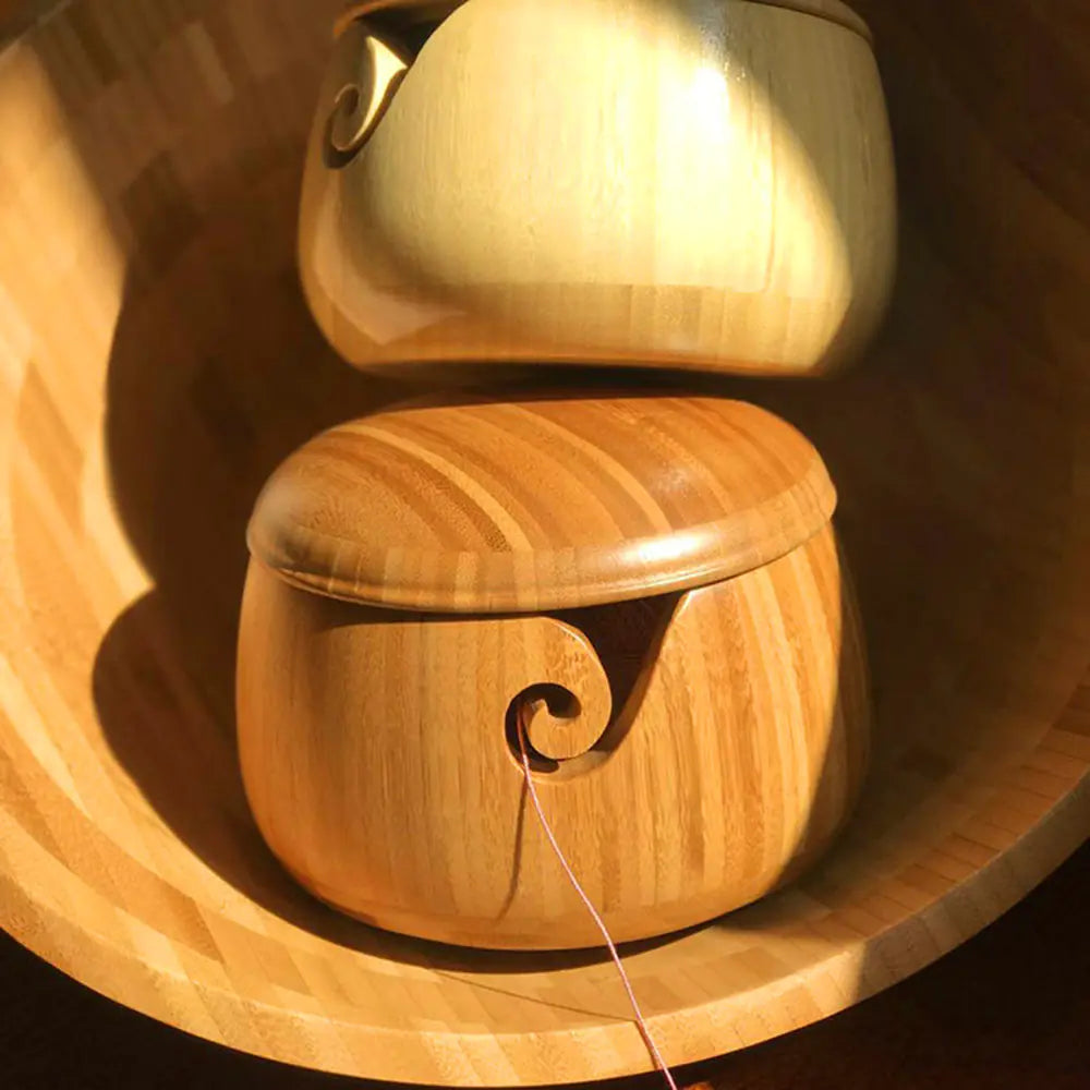 Woodhaus - Bamboo knitting & Haberdashery Bowl