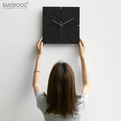 Blackhaus - Black Shaped Wall Clock
