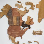 Woodhaus - The World Wooden World Map