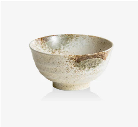 Japanese Handmade Mino Yaki Rice Bowl - Ceramics