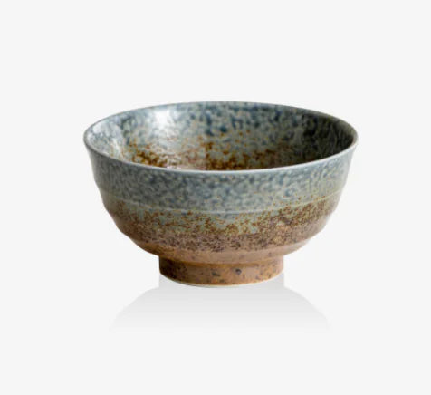 Japanese Handmade Mino Yaki Rice Bowl - Ceramics