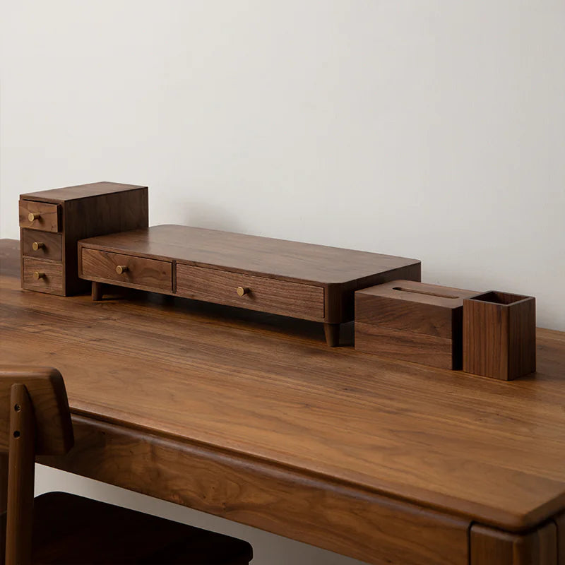 Woodhaus - Wooden Desk Organiser