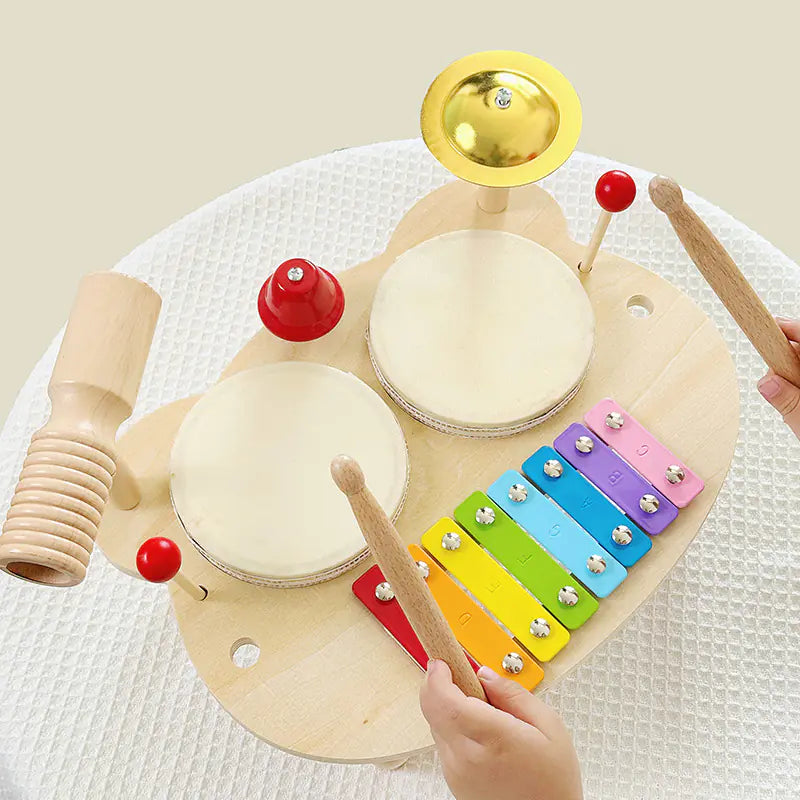 Woodhaus Tots - Wooden Mini Music Station