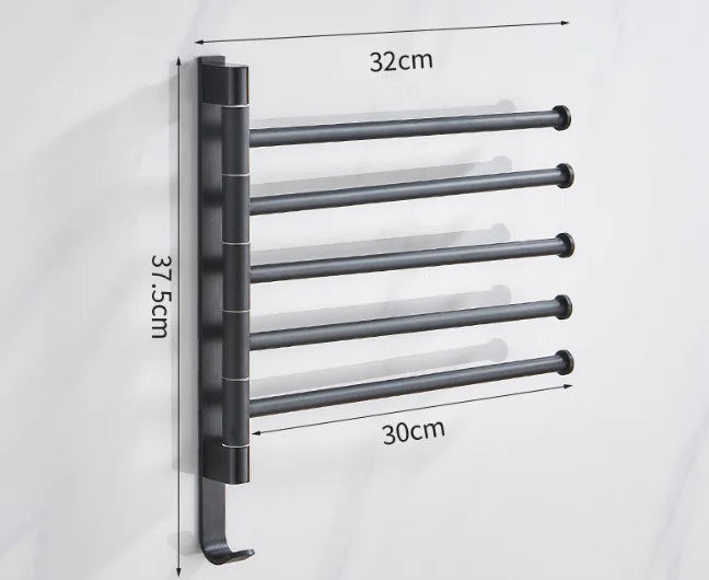Blackhaus - Rotating Metal Towel Rack