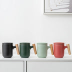Cera - Ceramic Mug with Strainer and Handle