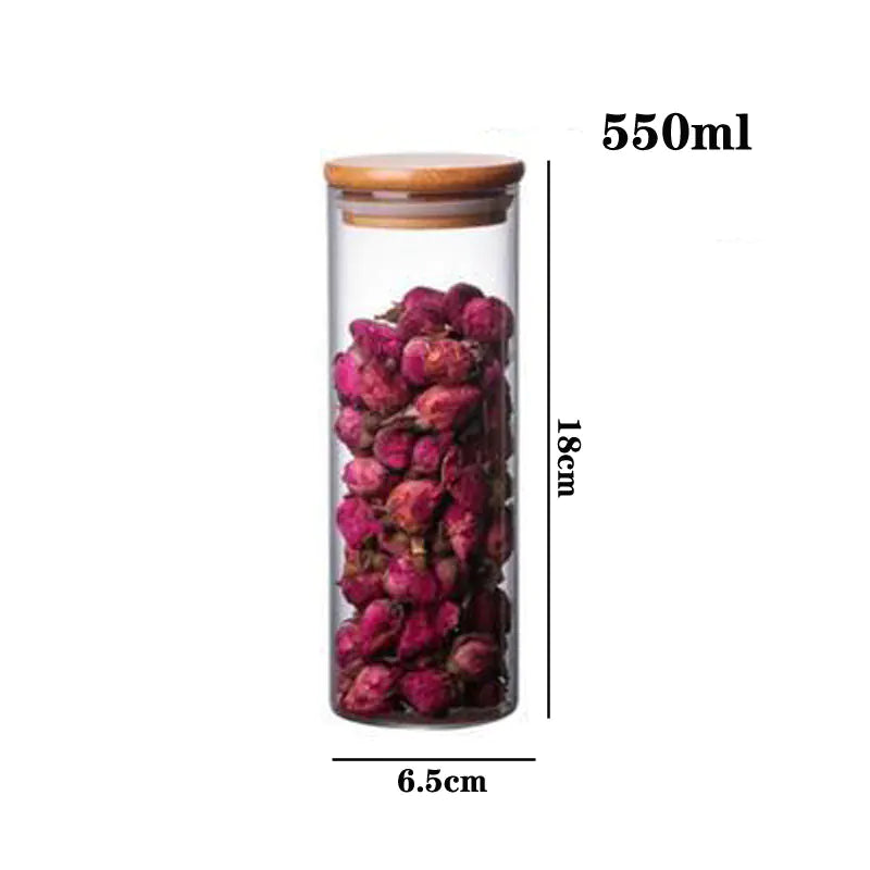 Roomsy Glass - Borosilicate Glass Storage Jar