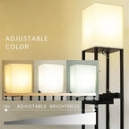 Blackhaus - Freestanding Lamp with Shelf