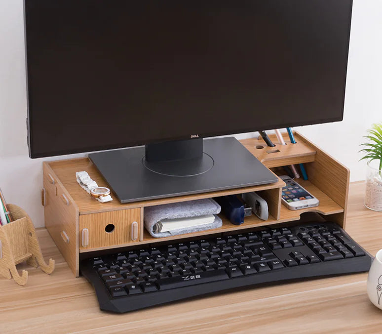 Easy Assemble Computer Stand and Organizer