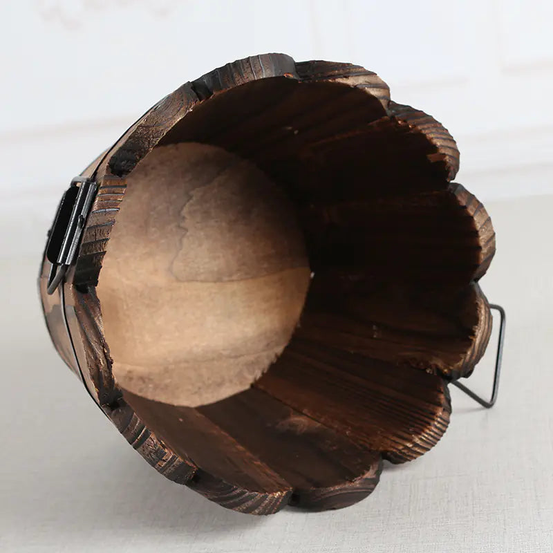 Woodhaus - Wooden Barrel Planter