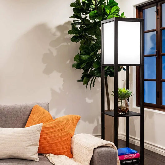 Blackhaus - Freestanding Lamp with Shelf