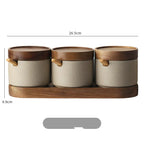 Japanese-style Ceramic Seasoning Pots